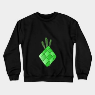 green ketupat on the Eid al-Fitr Crewneck Sweatshirt